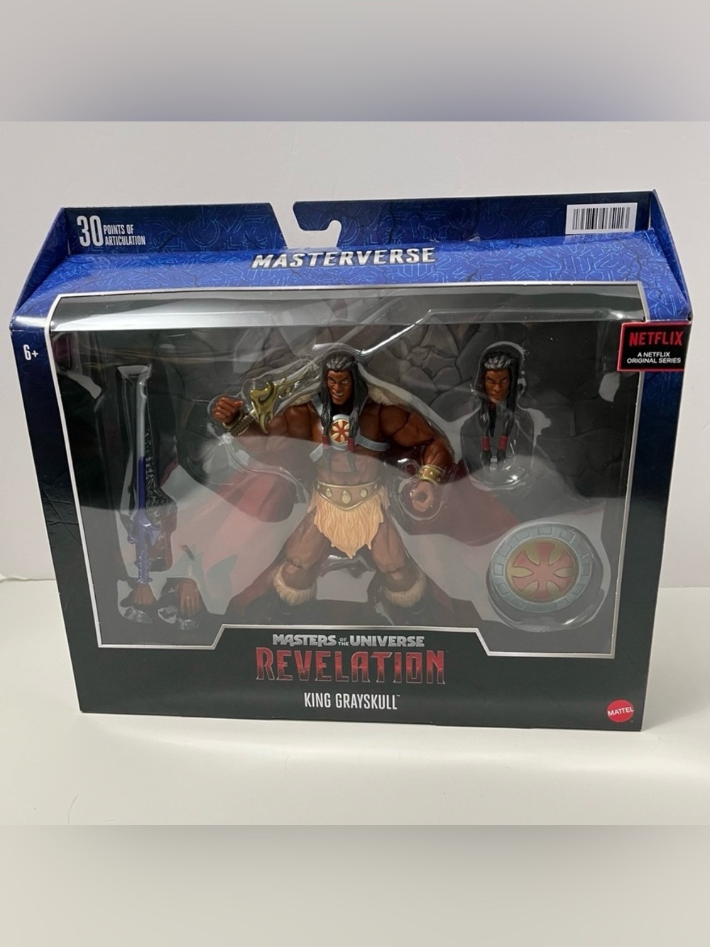 He-Man MASTERS OF THE UNIVERSE REVELATION KING GREYSKULL Action Figure heman